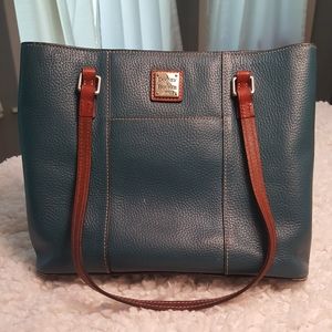 Dooney & Bourke Blue Pebble Grain Lexington